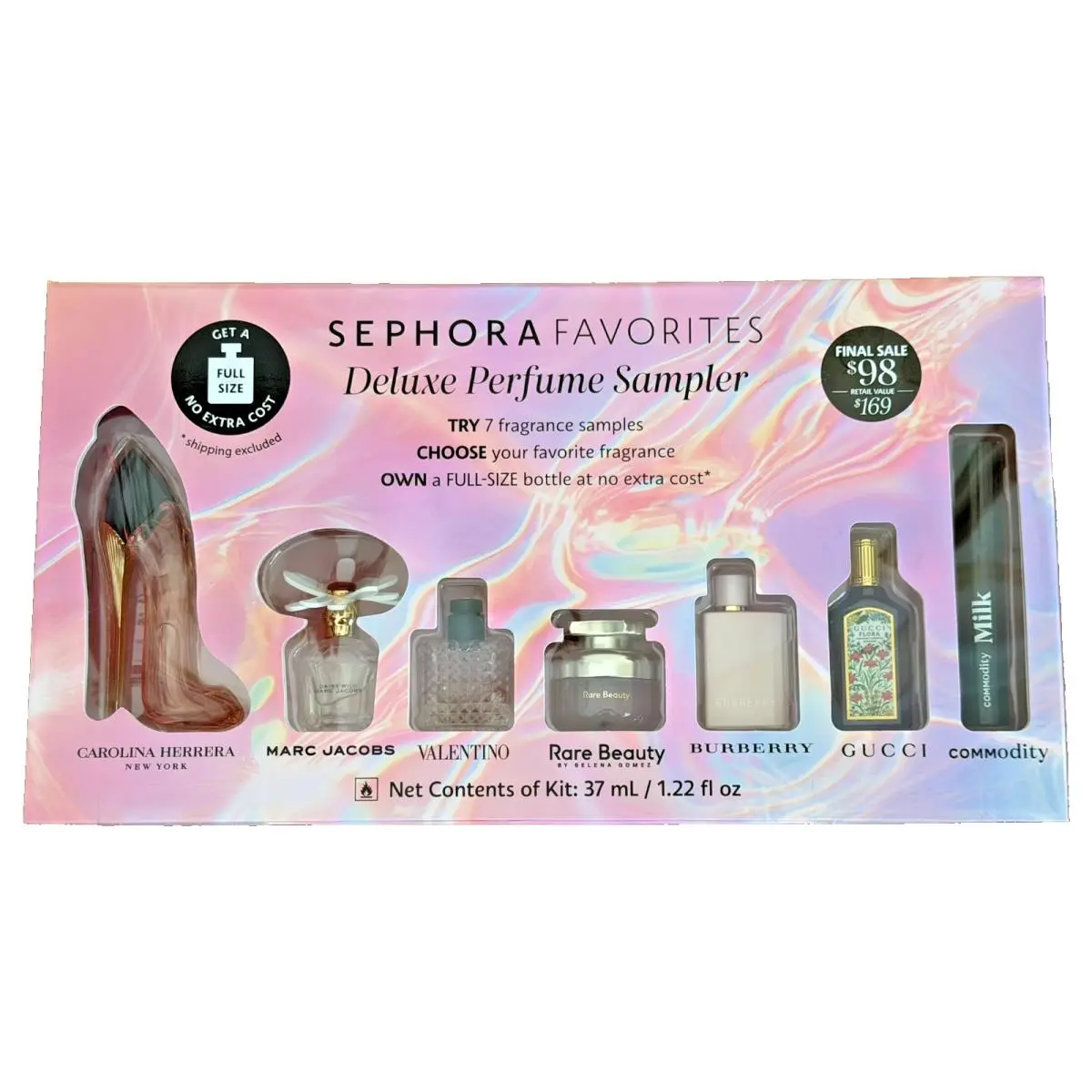 Sephora Favorites Deluxe Perfume Sampler Gift Set 7 Pcs NO Certificate 2026