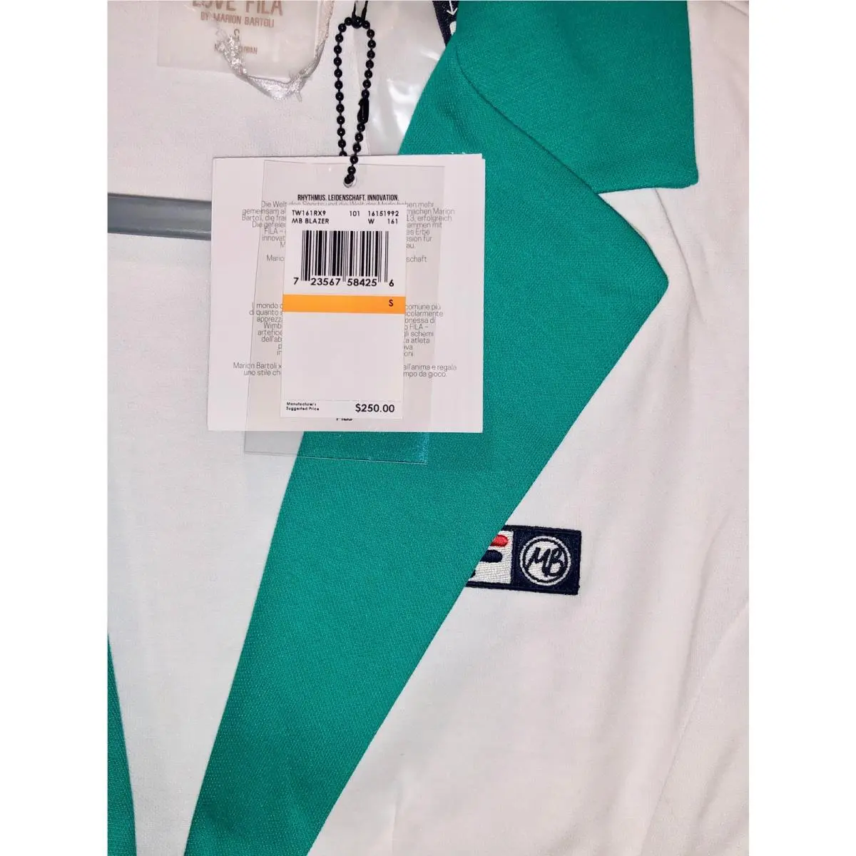Fila clothing - Love Fila MB Tennis Blazer - TW161RX9 - White 16