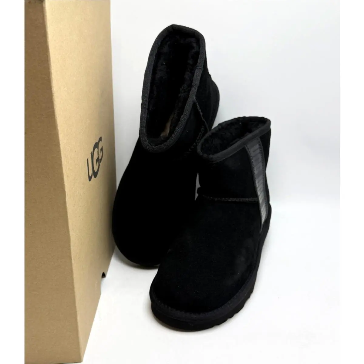 UGG shoes - Classic Mini Side Logo II Boot - 1134962BLK - Black 4