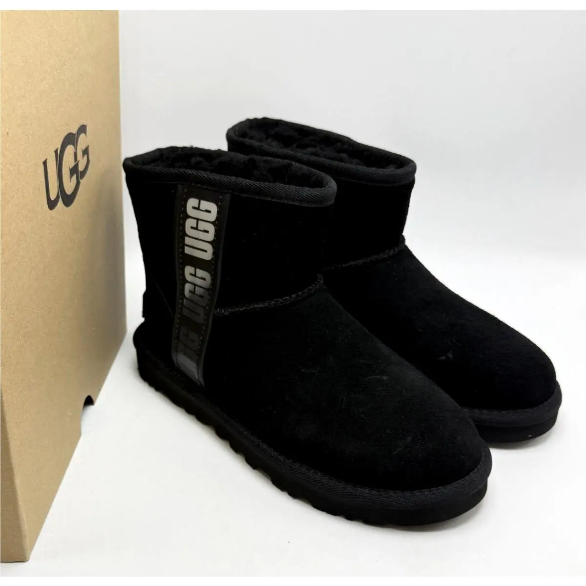 UGG shoes - Classic Mini Side Logo II Boot - 1134962BLK - Black 9