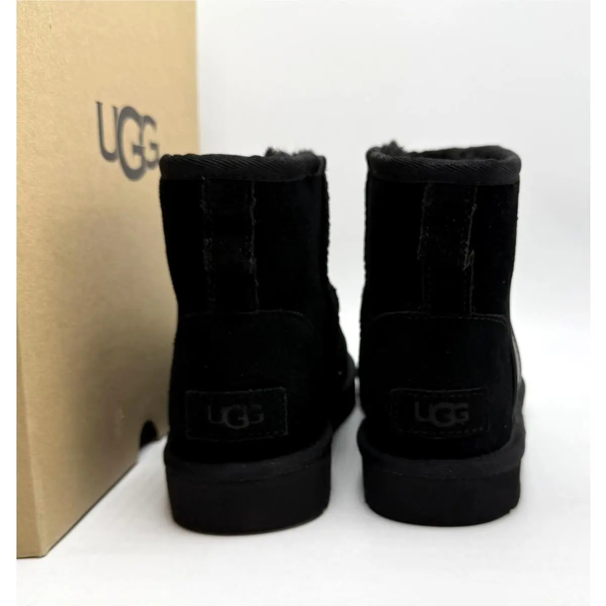 UGG shoes - Classic Mini Side Logo II Boot - 1134962BLK - Black 10