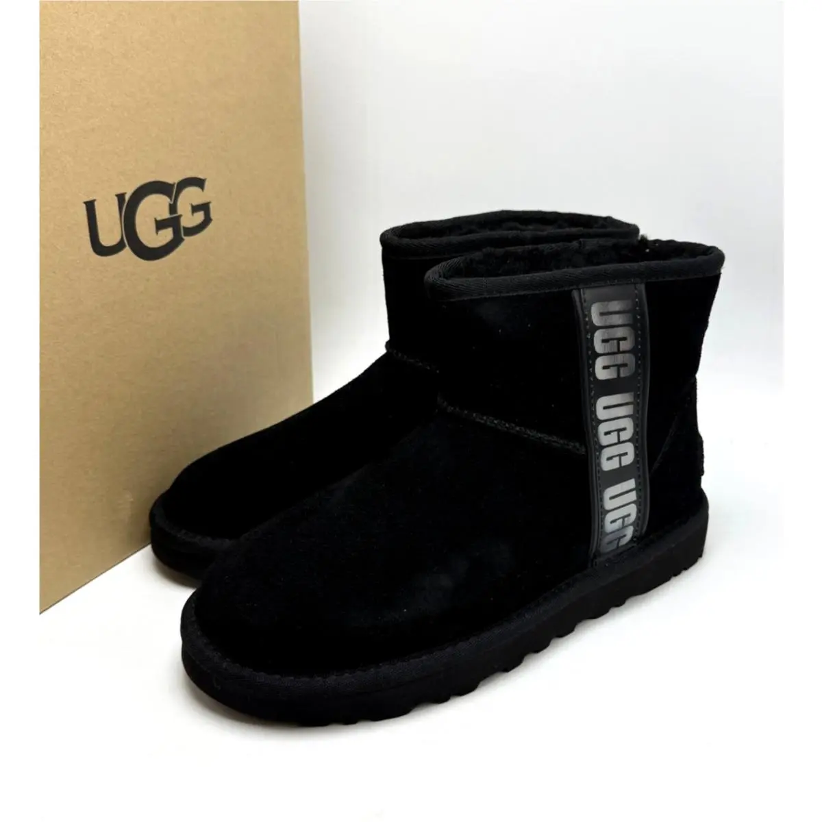 UGG shoes - Classic Mini Side Logo II Boot - 1134962BLK - Black 6