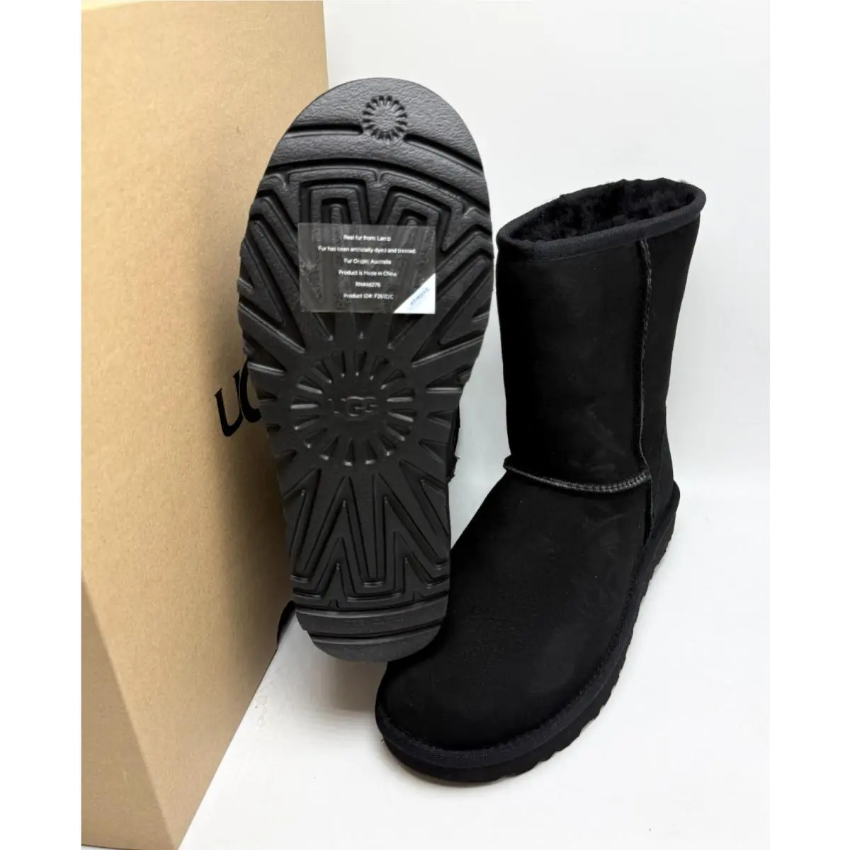 UGG shoes - UGG Classic Short II Boot Boot Black - 1016223BLK - Black 12