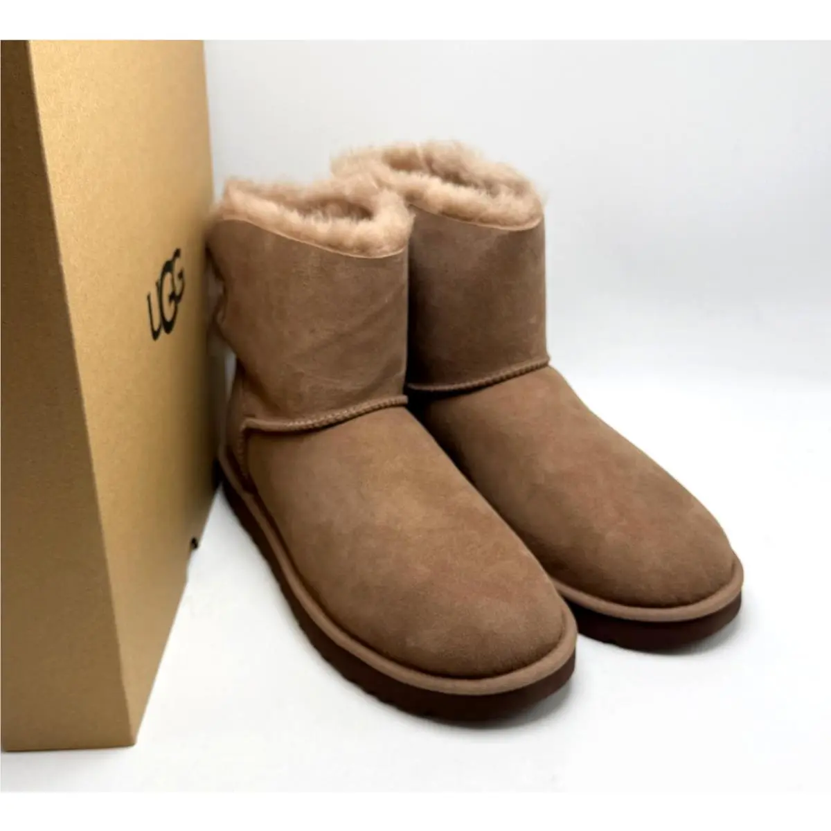 UGG shoes - UGG Mini Bailey Bow II - 1016501RYK - Rocky Oak 9