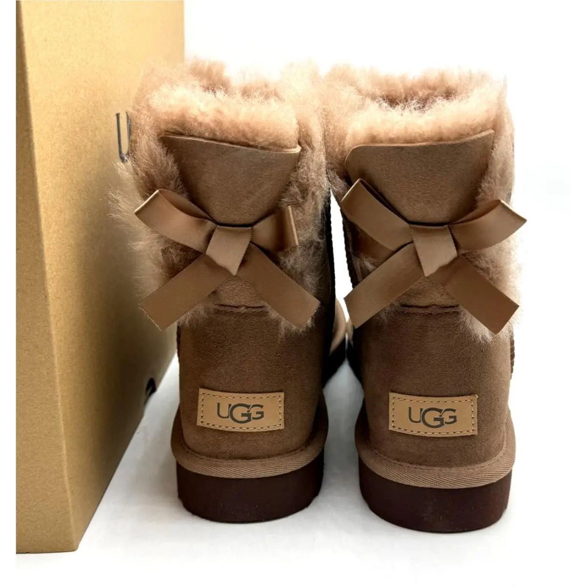 UGG shoes - UGG Mini Bailey Bow II - 1016501RYK - Rocky Oak 10