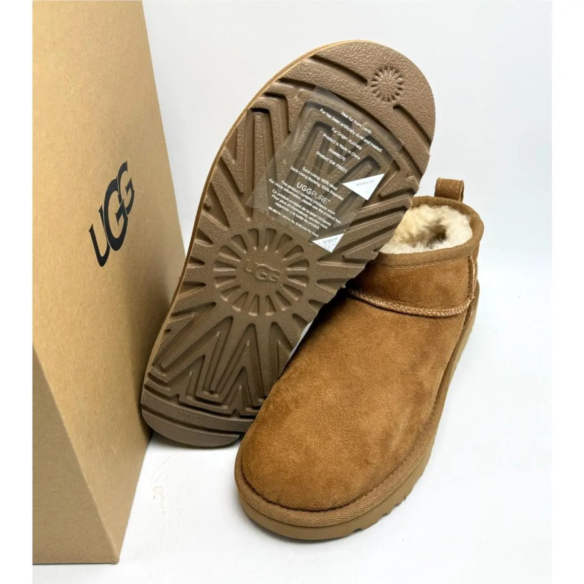 UGG shoes - UGG Classic Ultra Mini Boot - 1116109CHE - Chestnut 12