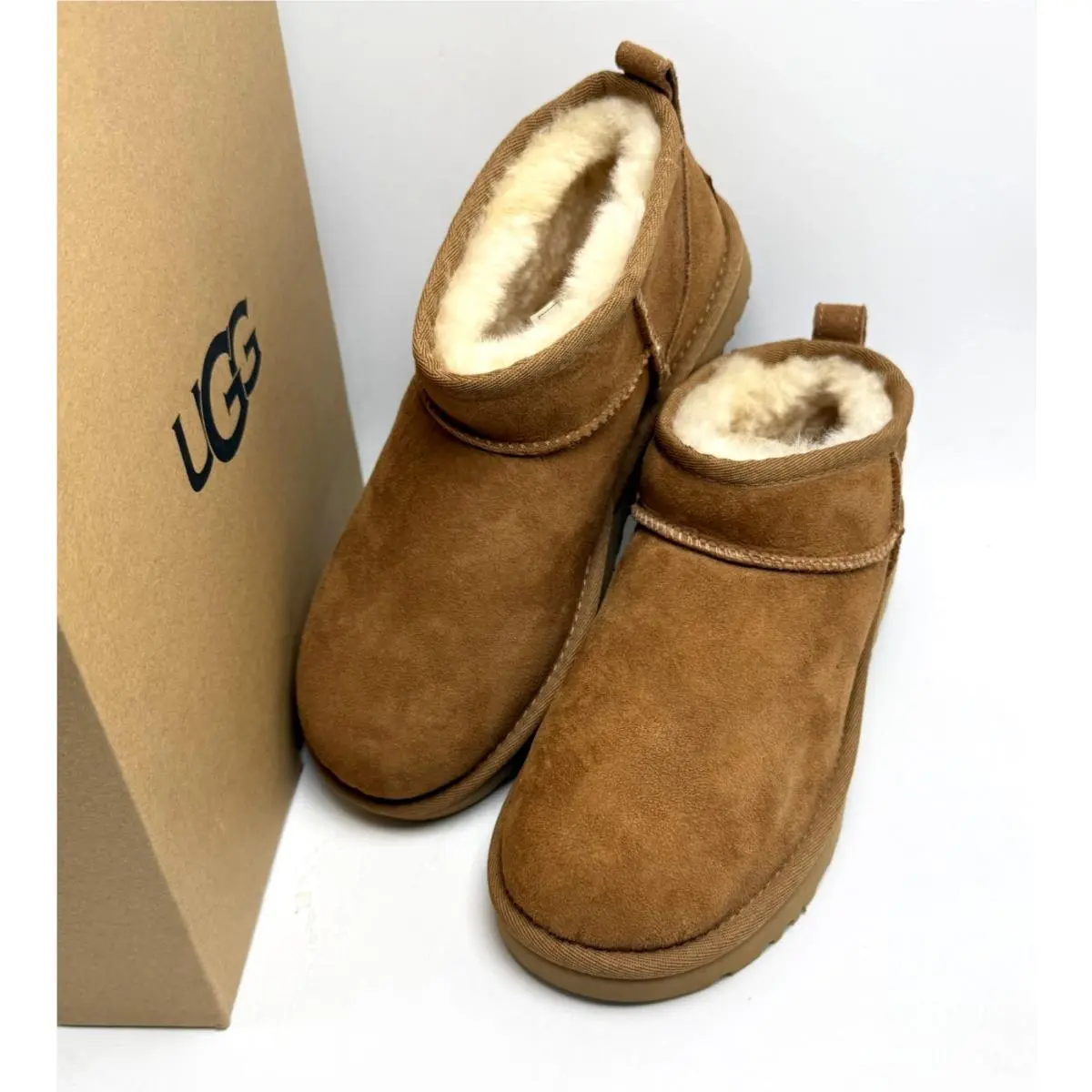 UGG shoes - UGG Classic Ultra Mini Boot - 1116109CHE - Chestnut 11