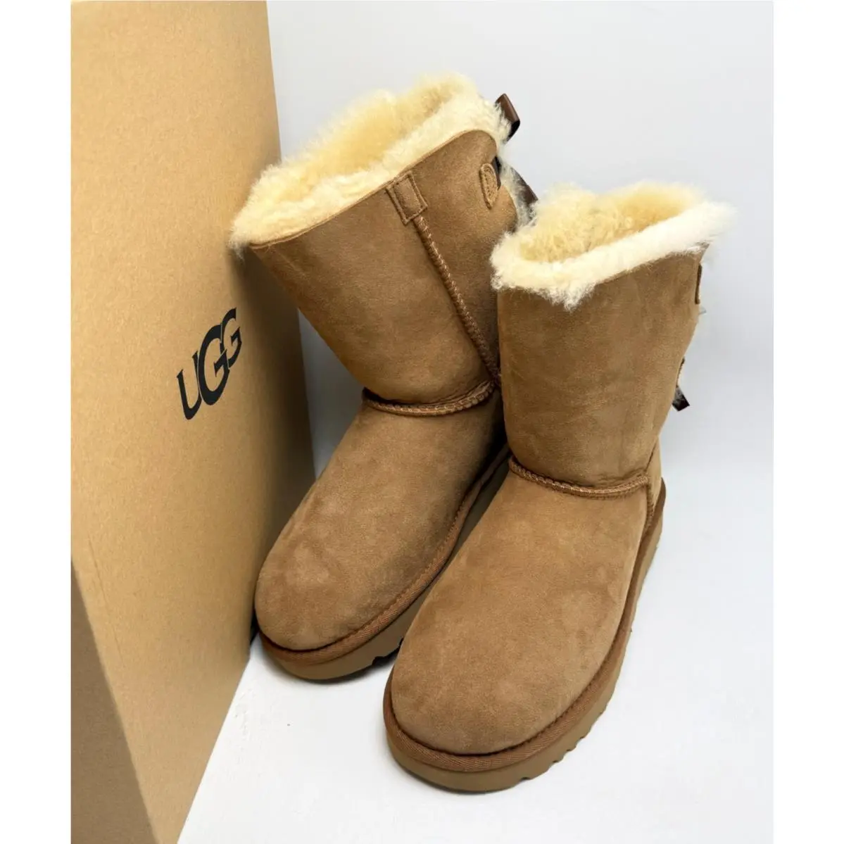 UGG shoes - UGG Bailey Bow II Boot - 1016225CHE - Chestnut 4