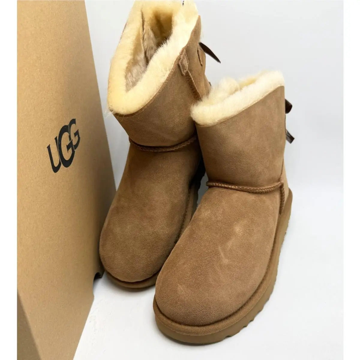 UGG shoes - UGG Mini Bailey Bow II - 1016501CHE - Chestnut 4