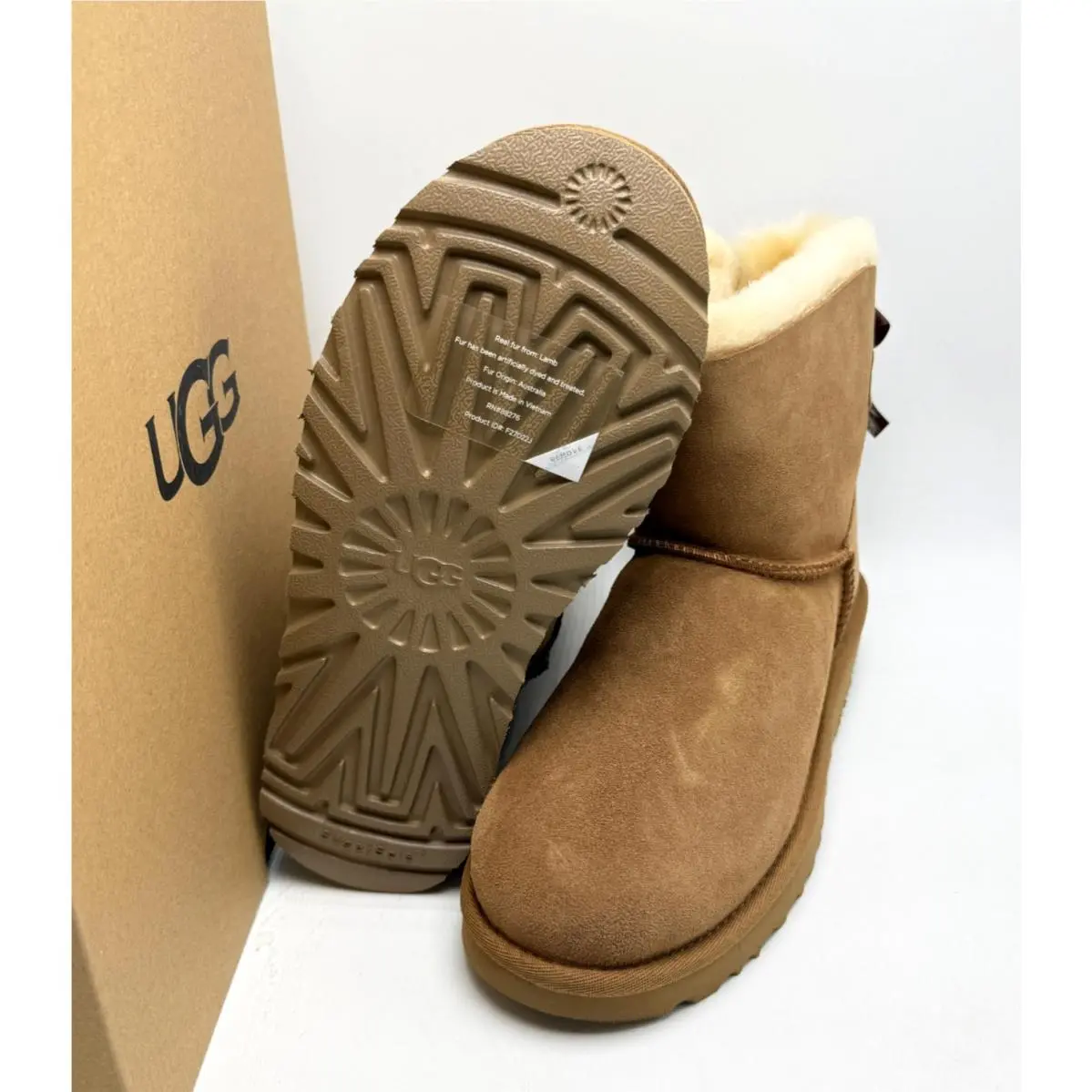 UGG shoes - UGG Mini Bailey Bow II - 1016501CHE - Chestnut 5