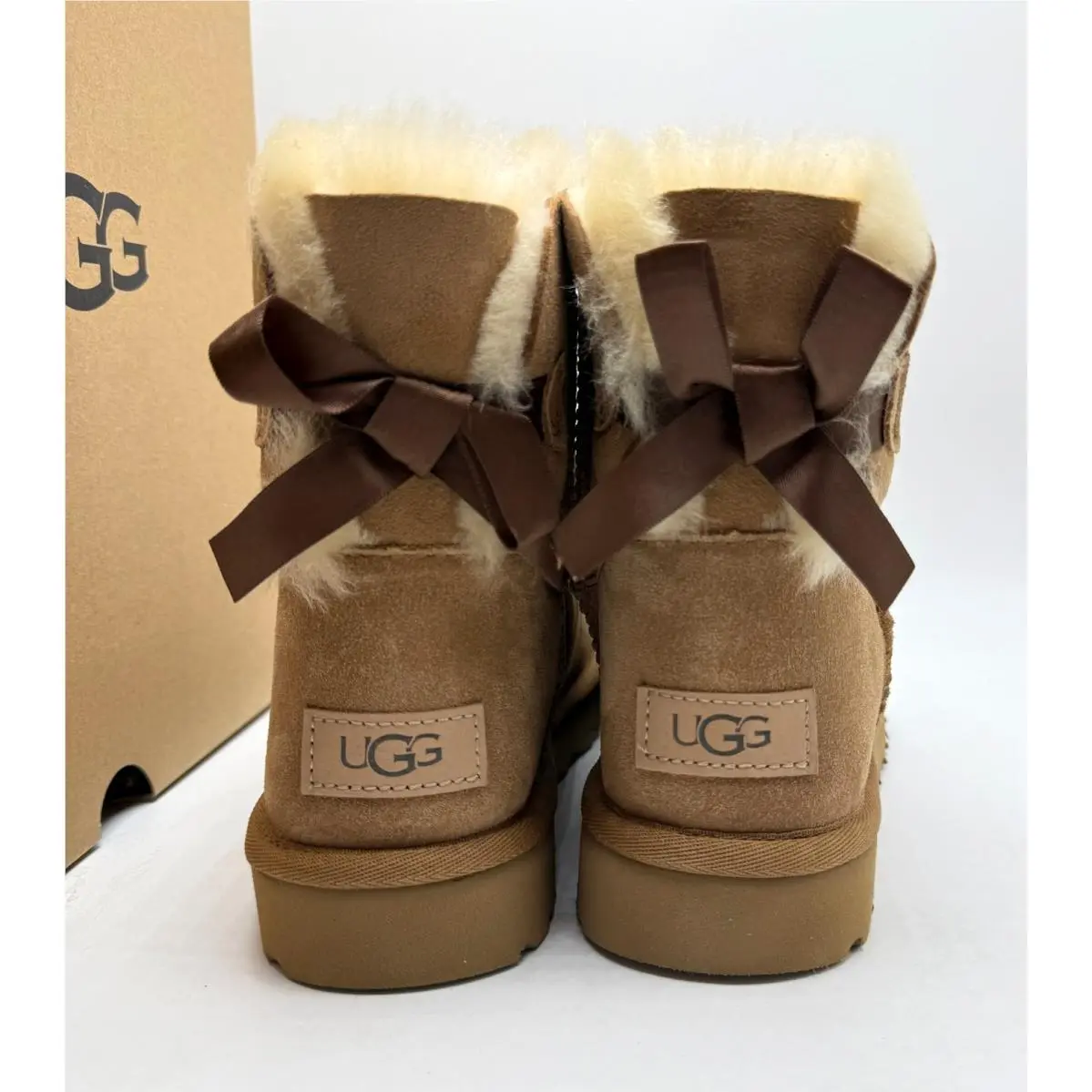 UGG shoes - UGG Mini Bailey Bow II - 1016501CHE - Chestnut 10