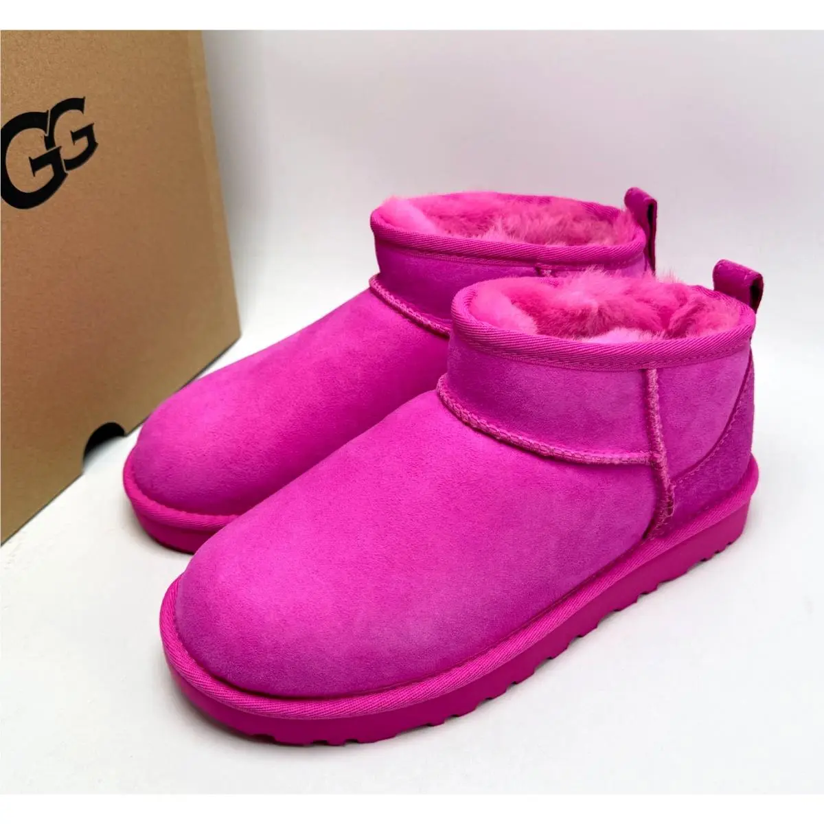 UGG shoes - UGG Classic Ultra Mini Boot - 1116109CRNT - Carnation 6