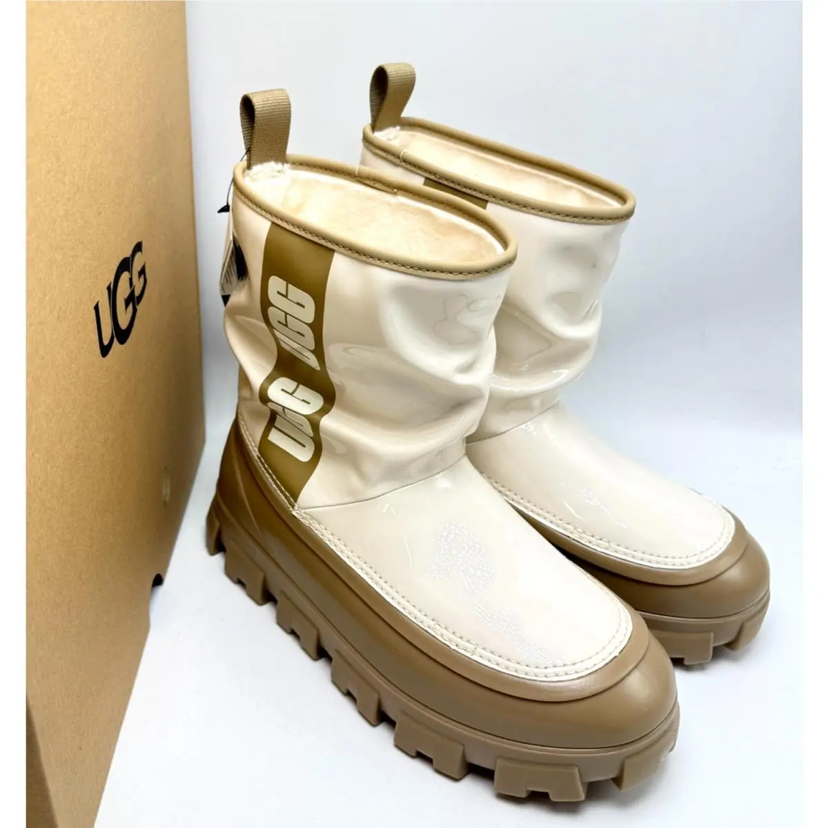UGG shoes - UGG Classic Brellah Mini Boot - 1144059MSJS - Mustard Seed / Jasmine 2