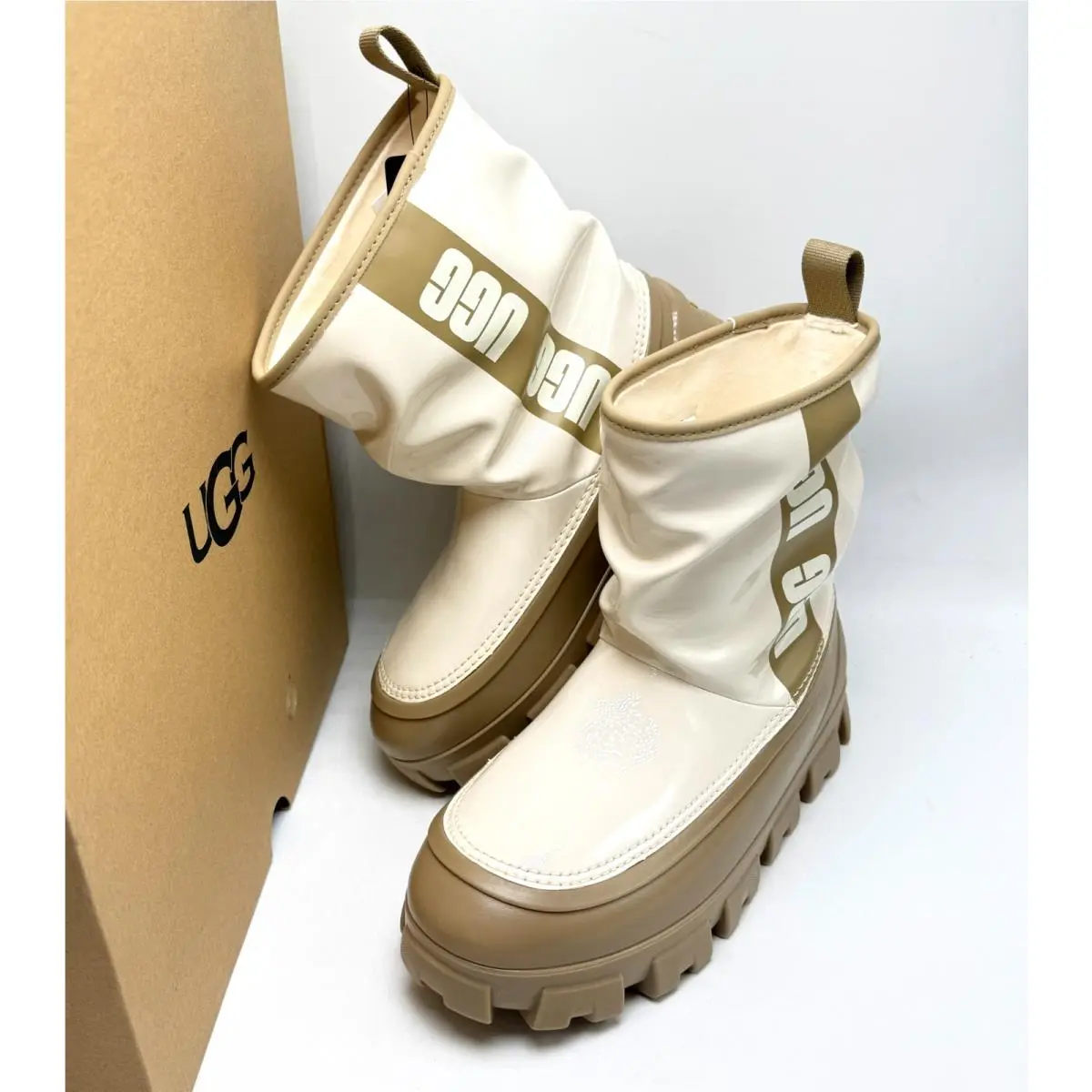 UGG shoes - UGG Classic Brellah Mini Boot - 1144059MSJS - Mustard Seed / Jasmine 4