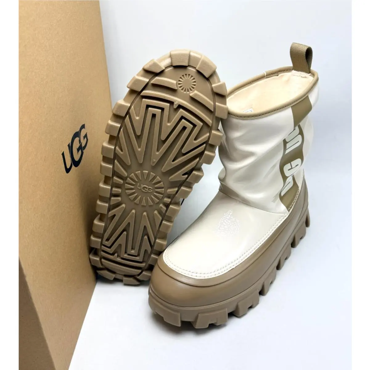 UGG shoes - UGG Classic Brellah Mini Boot - 1144059MSJS - Mustard Seed / Jasmine 5