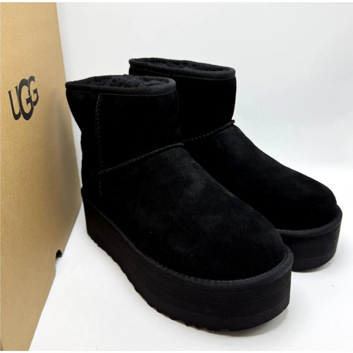 UGG shoes - UGG Classic Mini Platform Boot - 1134991BLK - Black 2