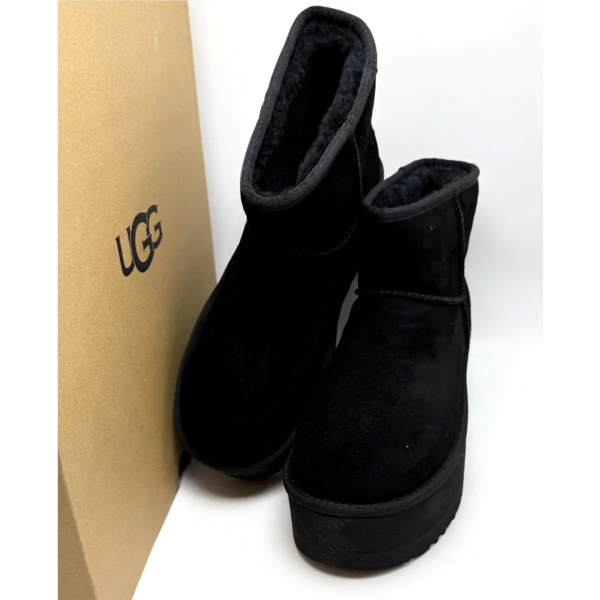 UGG shoes - UGG Classic Mini Platform Boot - 1134991BLK - Black 4