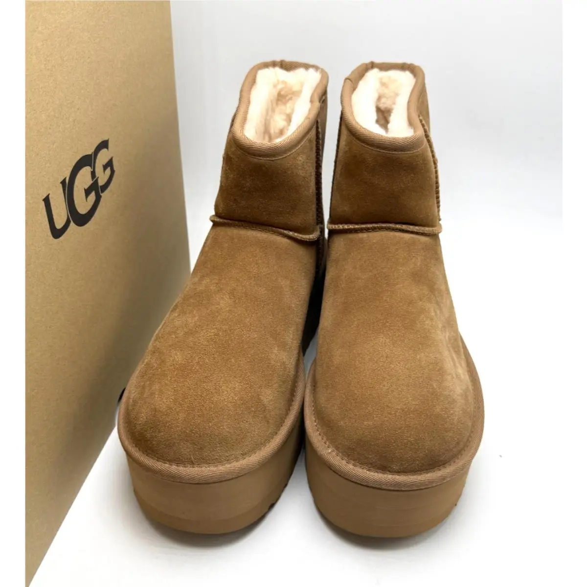 UGG shoes - UGG Classic Mini Platform Boot - 1134991CHE - Chestnut 0