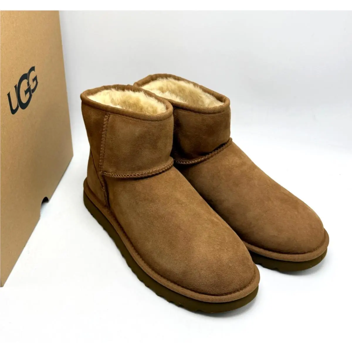 UGG shoes - UGG Classic Mini II Boot - 1016222CHE - Chestnut 8