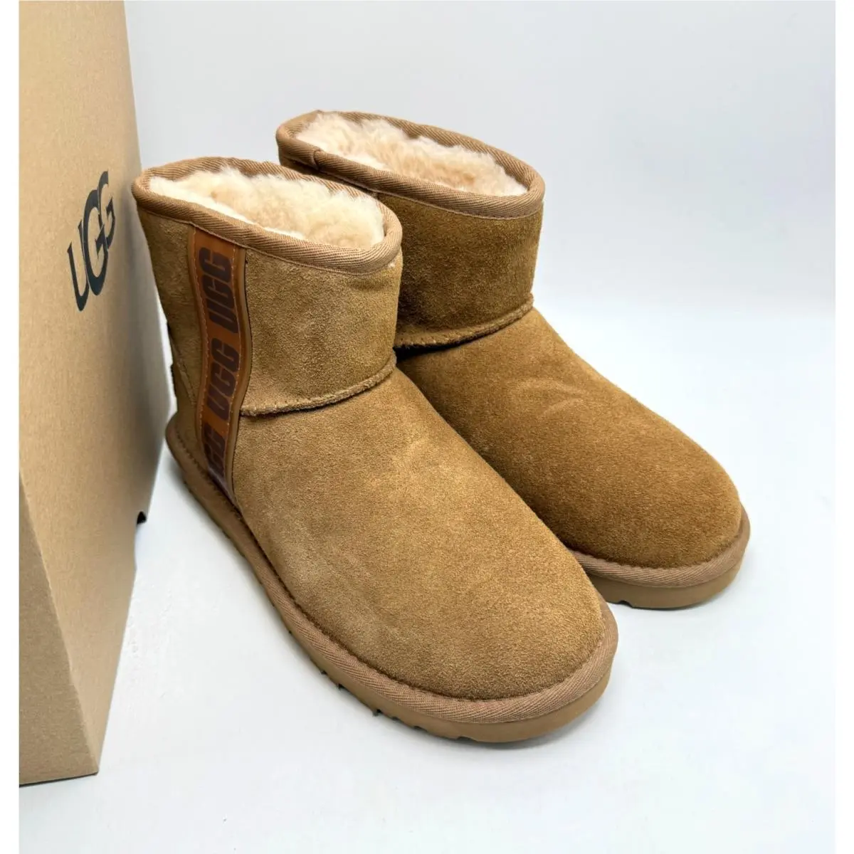 UGG shoes - UGG Classic Mini Side Logo II Boot - 1134962-CHE - Chestnut 6