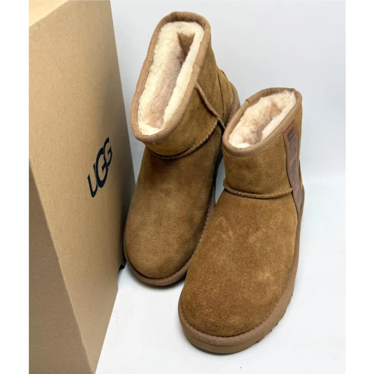 UGG shoes - UGG Classic Mini Side Logo II Boot - 1134962-CHE - Chestnut 3