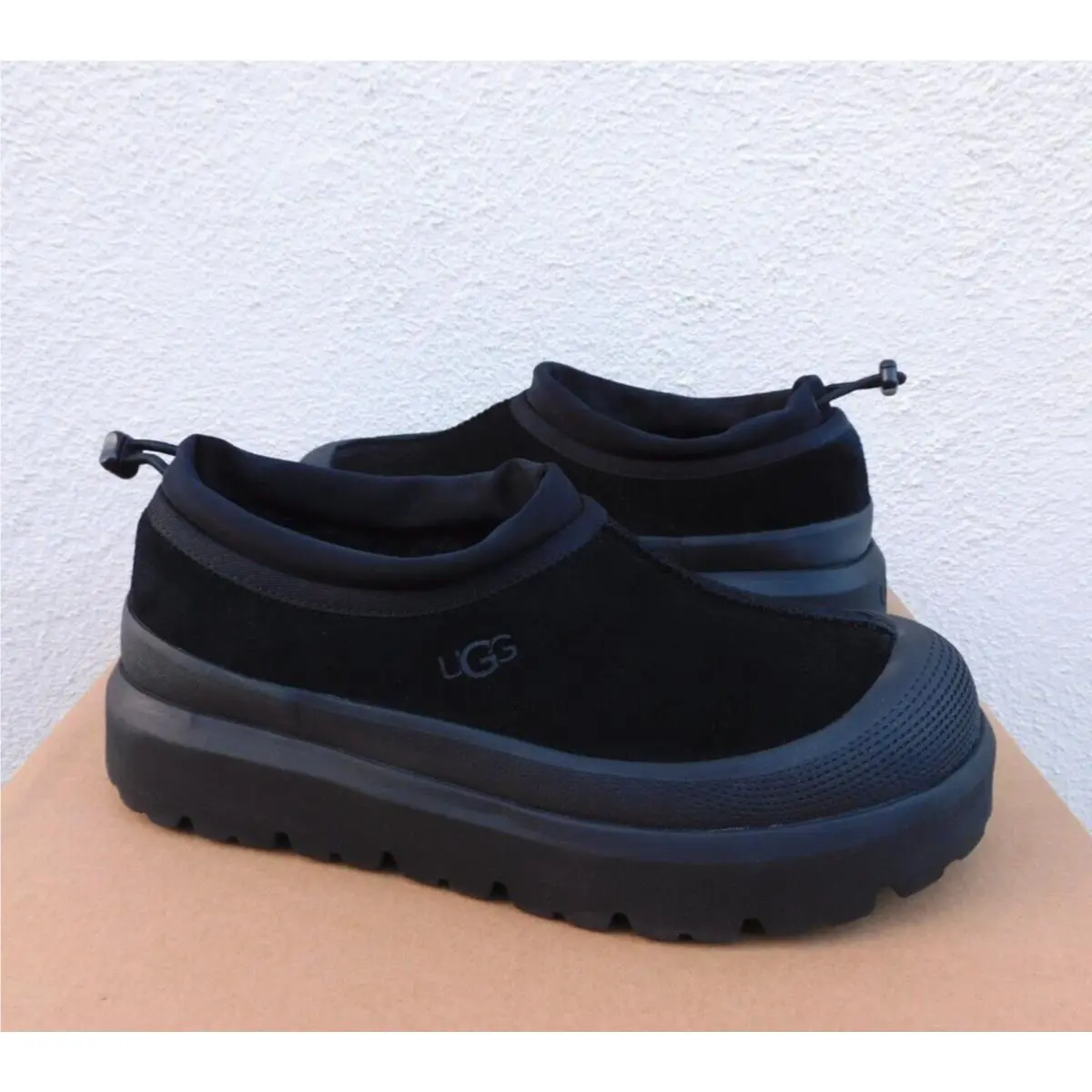 Ugg Black Tasman Weather Hybrid Waterproof Shoes Men US 9/ Women US 10