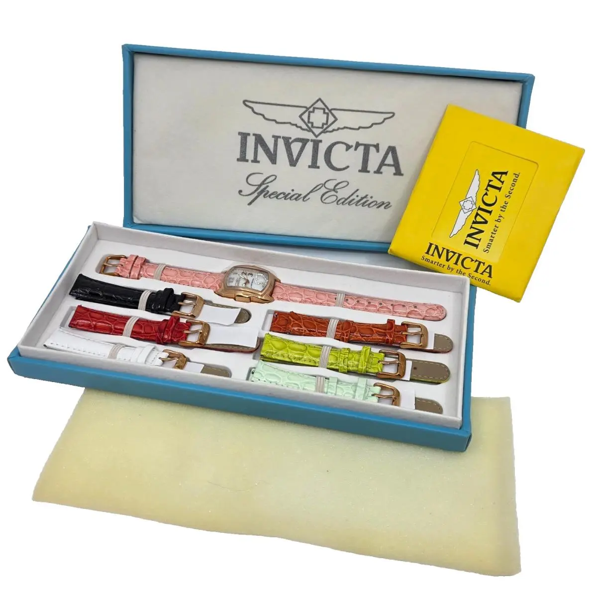 Lupah Lady Special Edition 14563 Mop Crystal Heart Interchangeable Bands by Invicta
