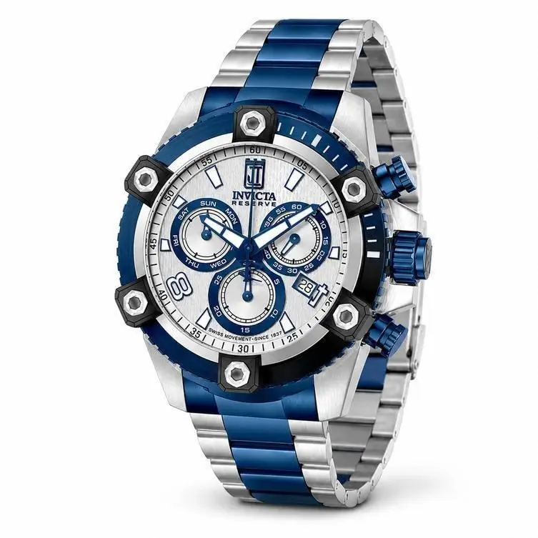 Invicta JT Swiss Ronda Men`s Watch LE 01/99 - 50mm Blue Steel 51278