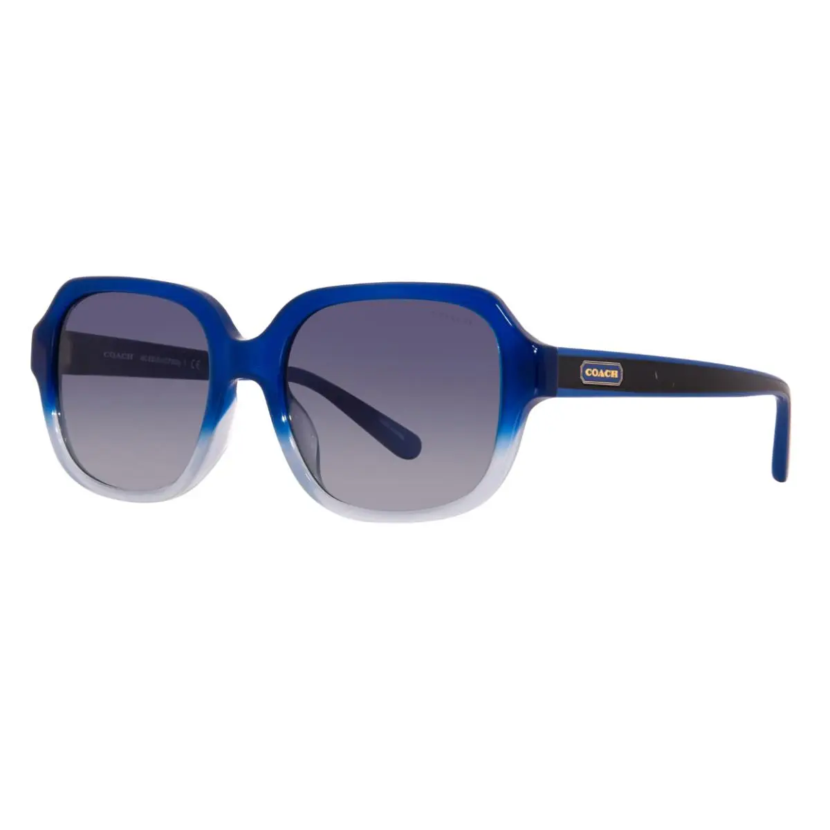 Coach HC8335U 56984L Sunglasses Women`s Blue Gradient/blue Gradient 53mm