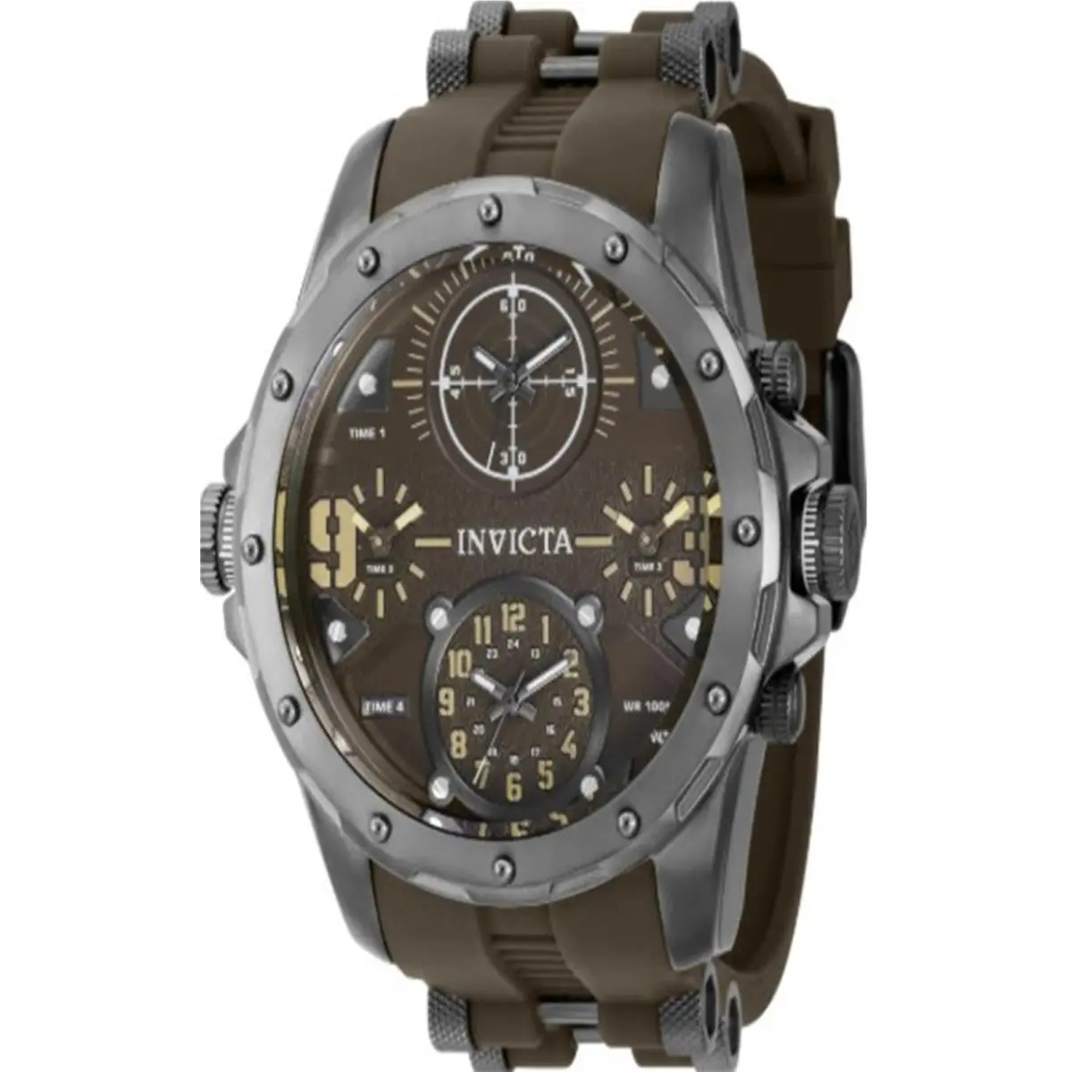 Invicta Men`s 39357 Coalition Forces Quartz Chronograph Brown Dial Watch
