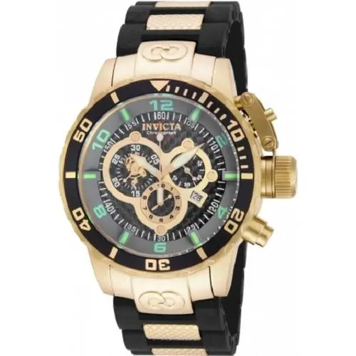 17928 Sea Base Lmtd Black/gold Chronograph Watch by Invicta