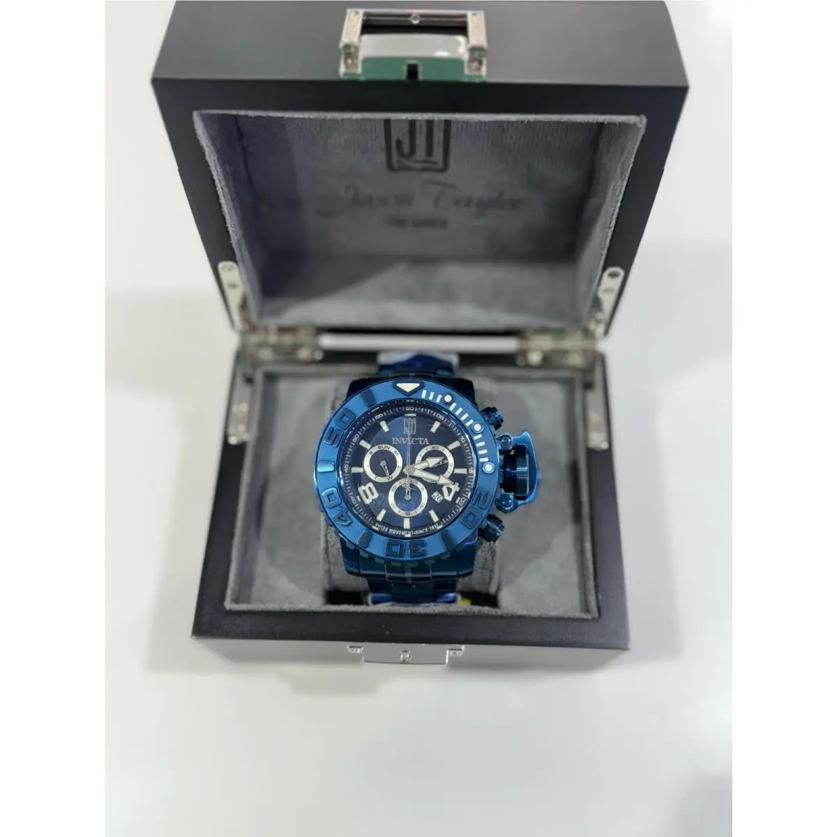 Reserve Jason Taylor Limited Edition /99 Blue Label 58MM Men’s Watch by Invicta