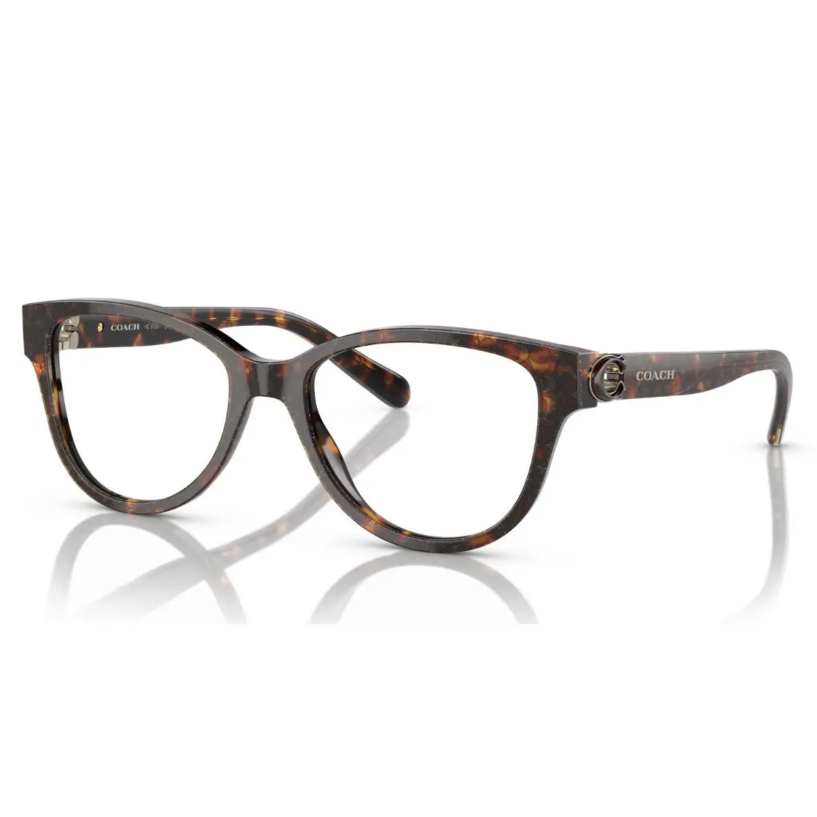 Coach HC6153 5547 51 Dark Tortoise Glitter Full Rim 51/17 Eyeglass Women