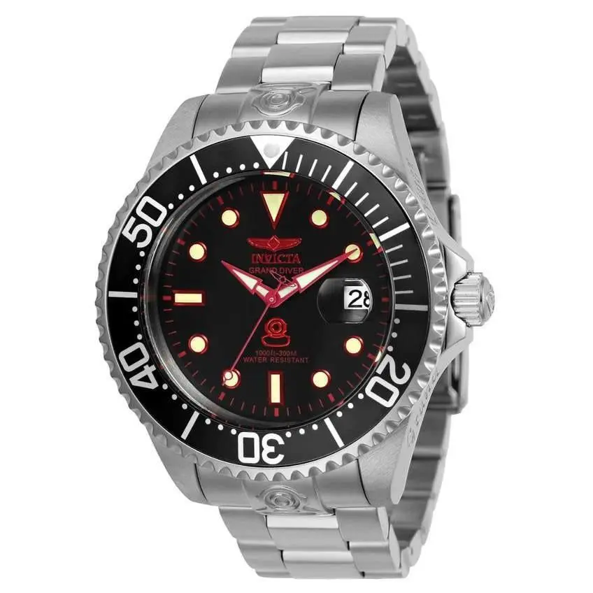 Invicta Grand Diver Automatic Men`s Watch - 47mm Steel 24764