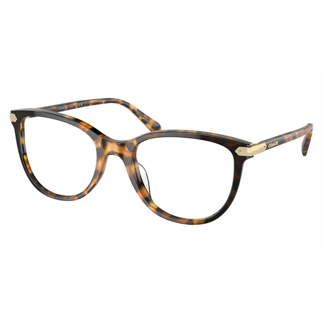 Coach HC6220U 5776 Eyeglasses Women`s Tortoise/black Gradient Full Rim 54-20-140