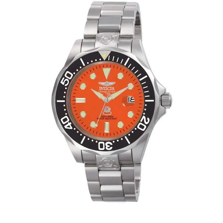 Invicta Grand Diver Deep Garrison Automatic Men`s Watch - 47mm. Steel 4186