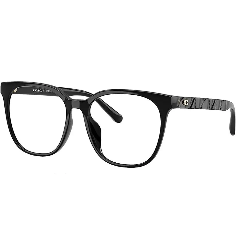 Coach HC 6267D 5002 Black Plastic Square Eyeglasses 54mm