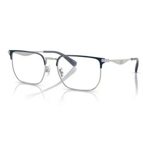 Coach HC5178 9437 Eyeglasses Men`s Satin Silver/navy Full Rim 54-18-14