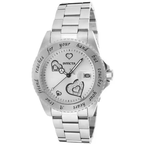 Invicta Angel Silver Dial Stainless Steel Ladies Watch 14729