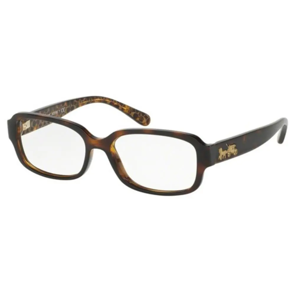 Coach Optical Dark Tortoise Gold Sig C Frame HC6105 5394 53-15-140 Eyeglasses