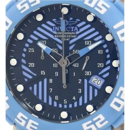 10041 Subaqua Nitro Watch North Carolina Panthers Colors by Invicta