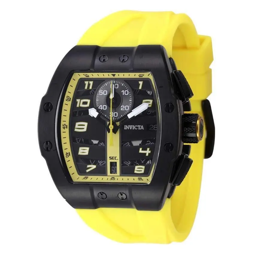 Invicta Racing Kinetic Arc Men`s Watch - 44mm. Yellow 47371