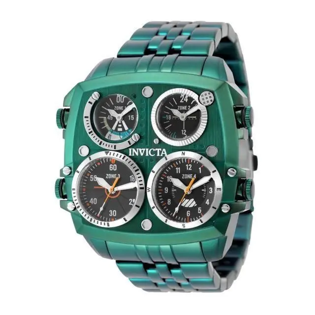 Invicta Aviator Zulu Time Men`s Watch - 50mm Green 50657