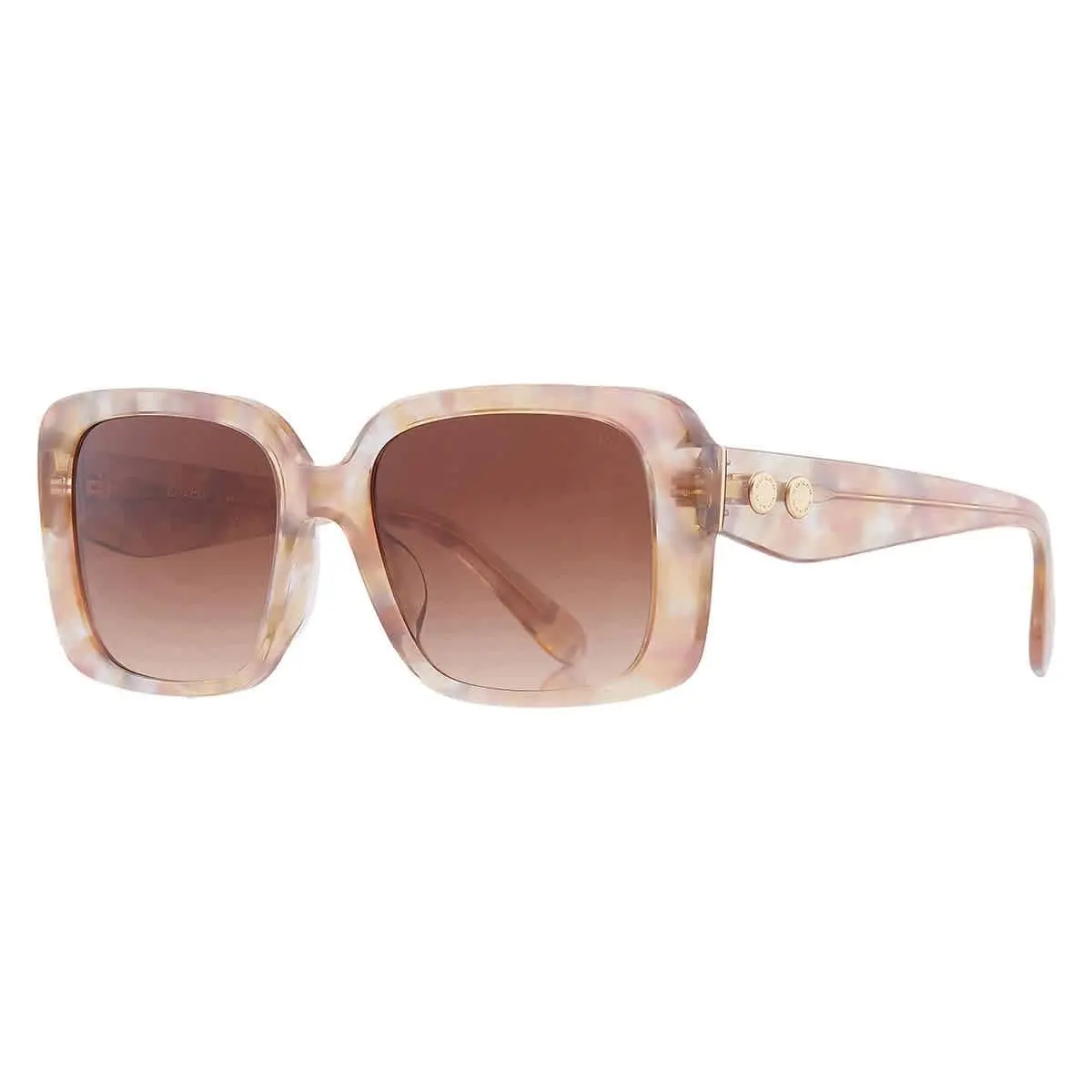 Coach Brown Gradient Square Ladies Sunglasses HC8424U 586874 54 HC8424U 586874