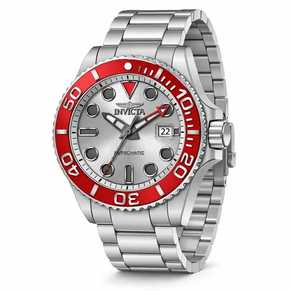 Invicta Grand Diver Men`s Watch - Aqua Plating Grey 46mm 49479