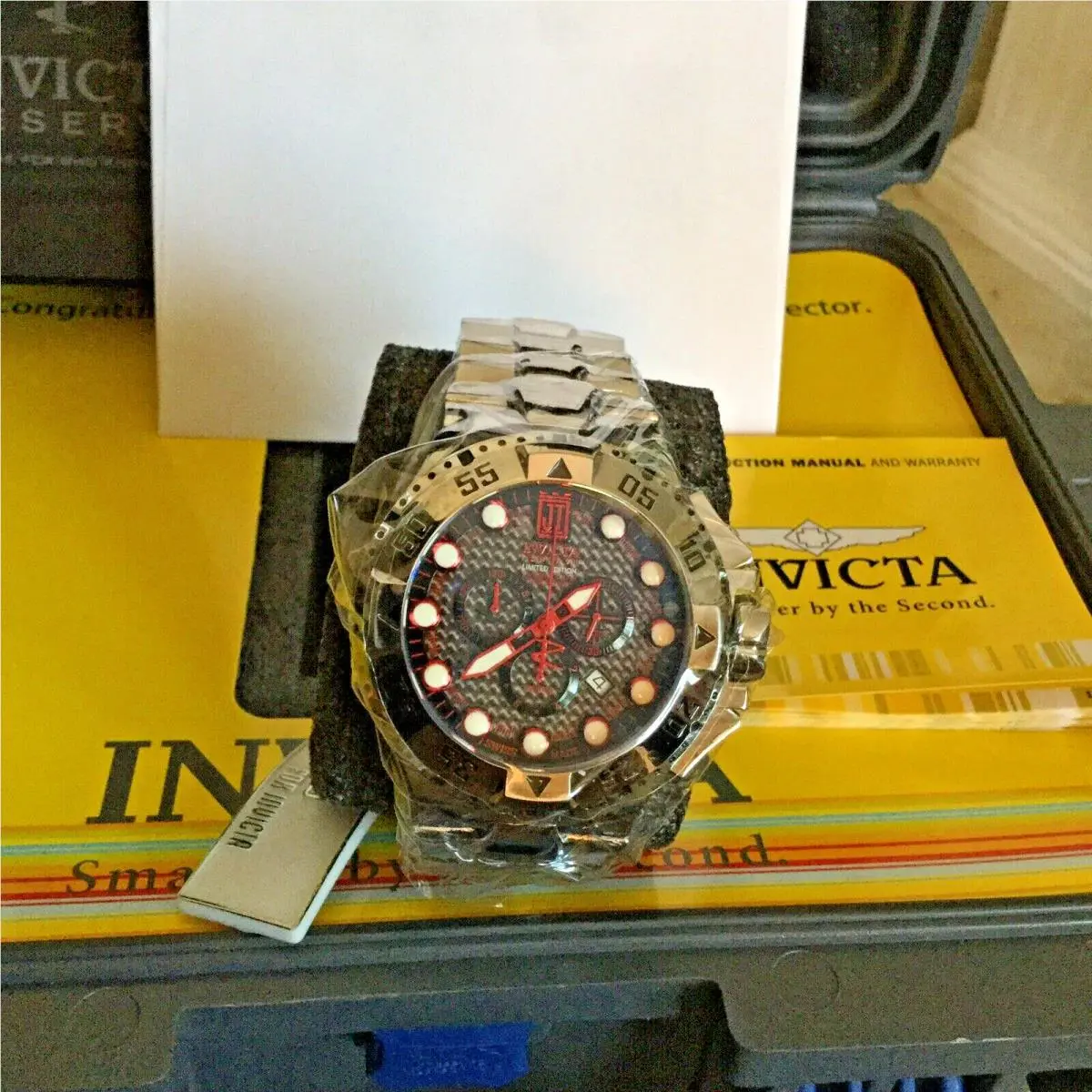 Reserve JT Excursion Jason Taylor LE 726/999 50mm Swiss Chrono w/ Case by Invicta