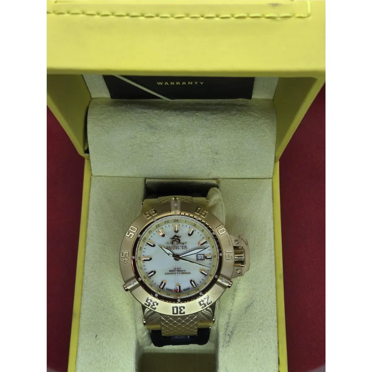 Invicta Men`s Subaqua Noma Iii Mod 0738 500M Professional Gmt Dive Watch