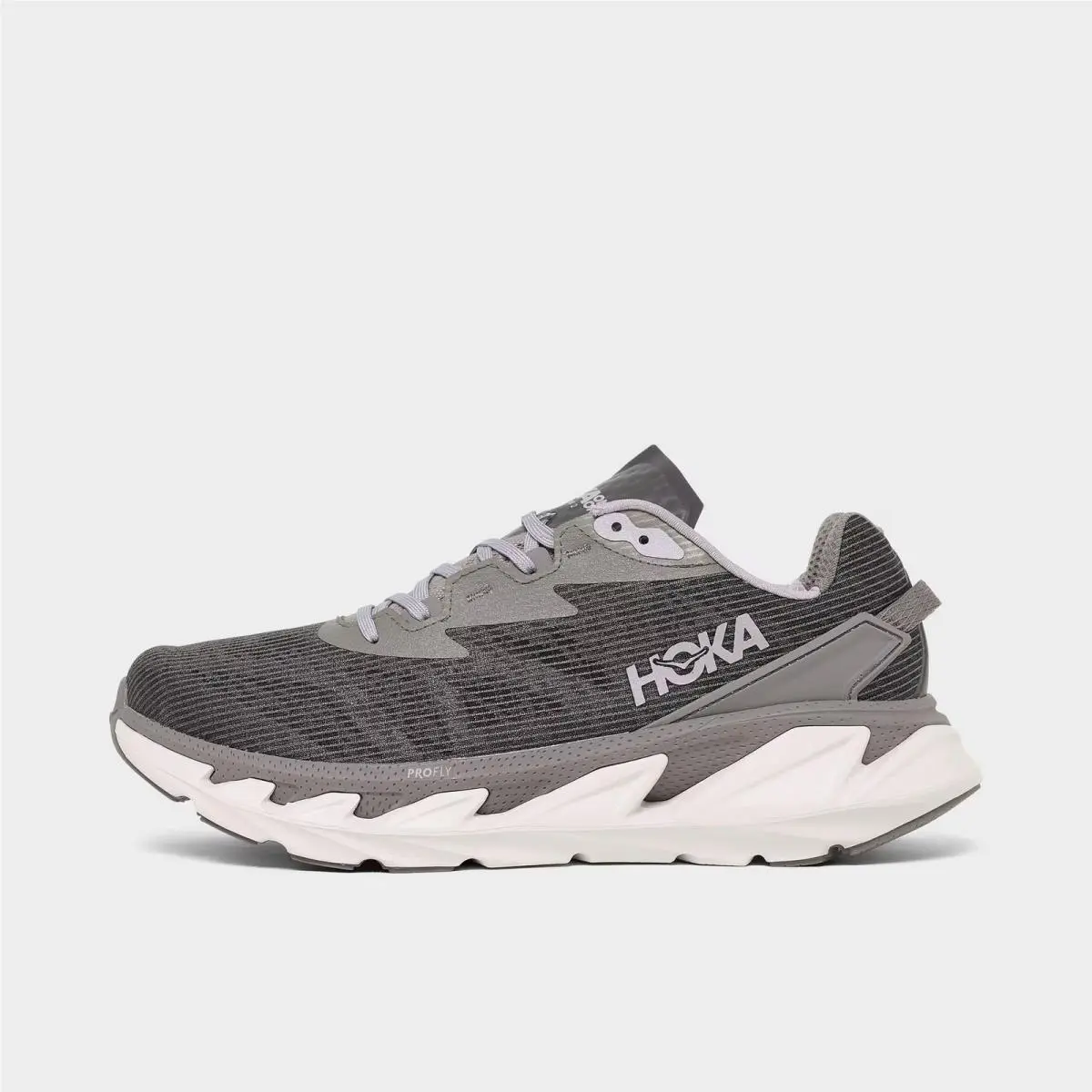 Men`s Hoka Elevon 2 TS Running Shoes Foggy Grey/grout 1165230 021