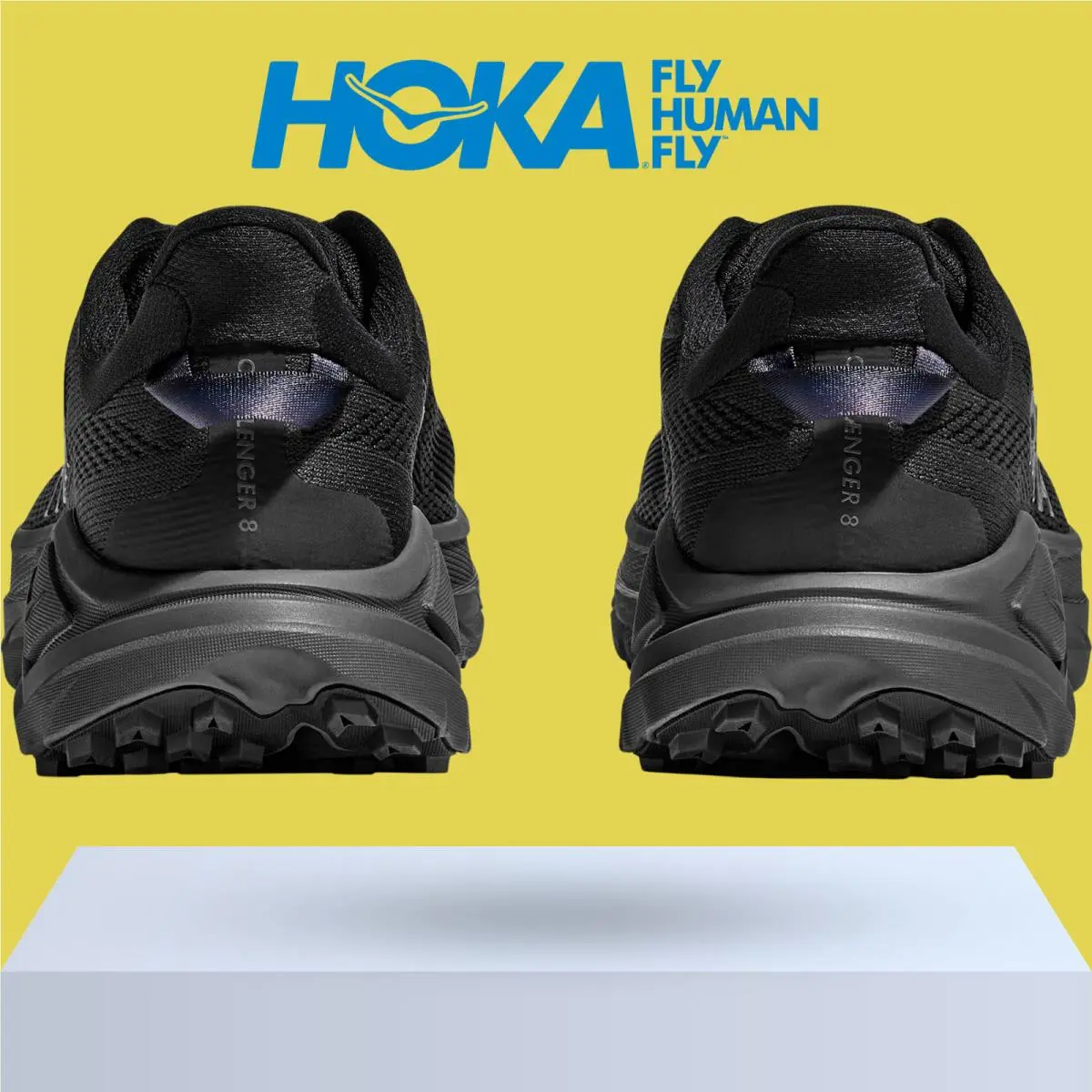 Hoka shoes - Hoka One One Challenger 8 - Black/Outer Orbit 1