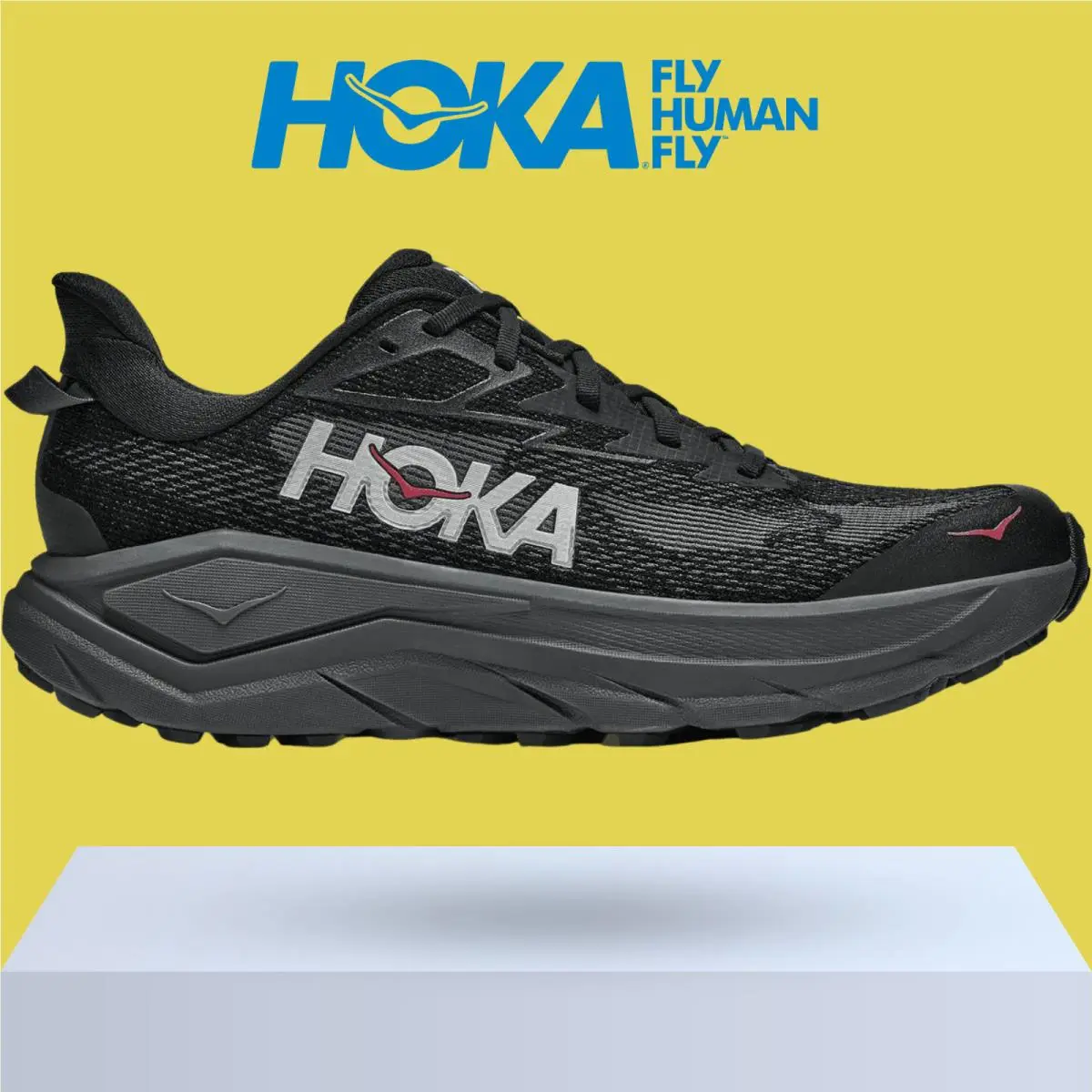 Hoka shoes - Hoka One One Challenger 8 - Black/Outer Orbit 9